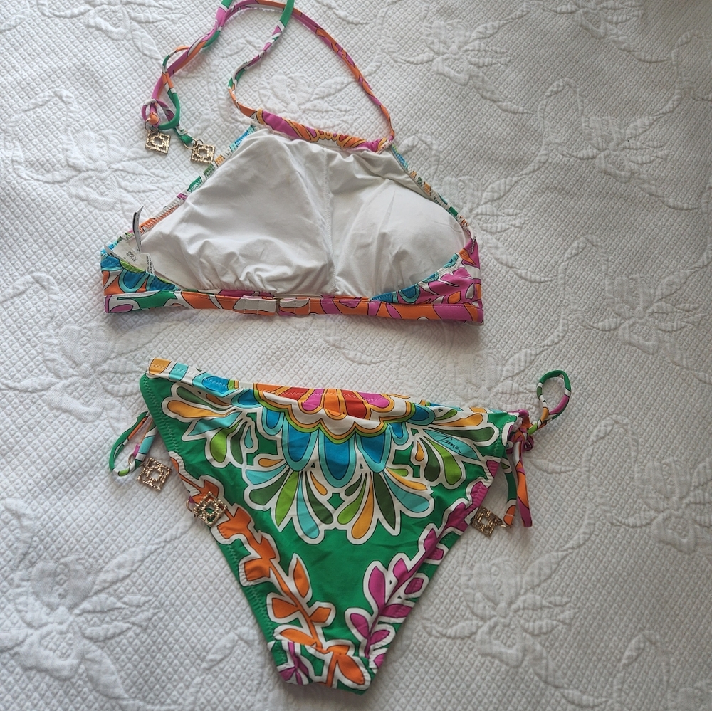 Colorful Floral Bikini Set Trina Turk - Picture 6 of 6
